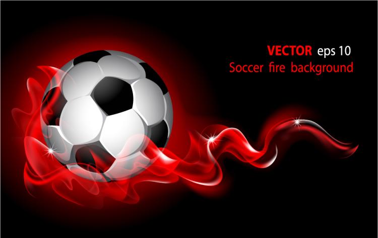 free vector M soccer vector